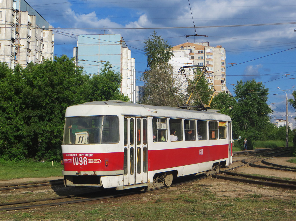 Самара, Tatra T3SU (двухдверная) № 1098