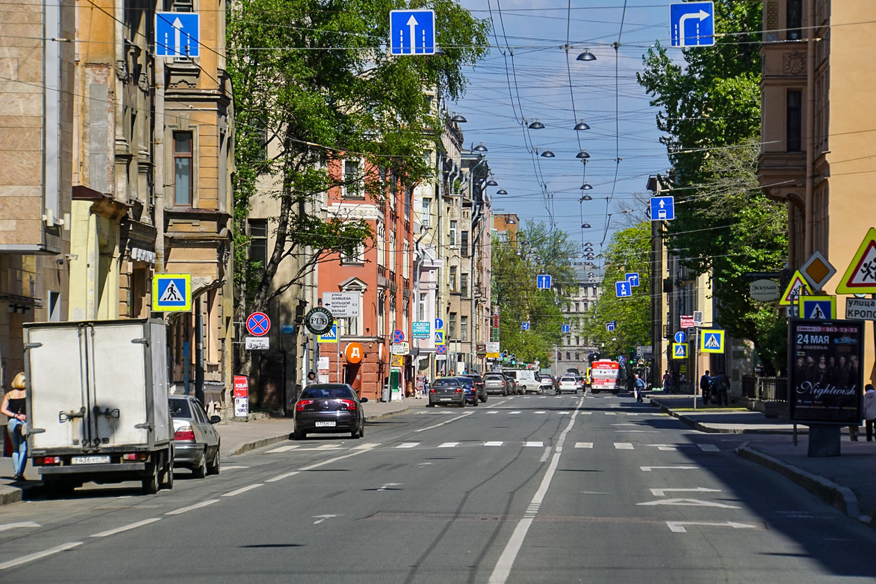 Sanktpēterburga — Trolleybus lines and infrastructure