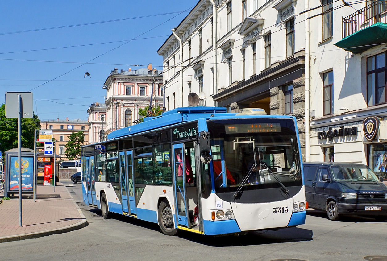 Санкт-Петербург, ВМЗ-5298.01 «Авангард» № 3315