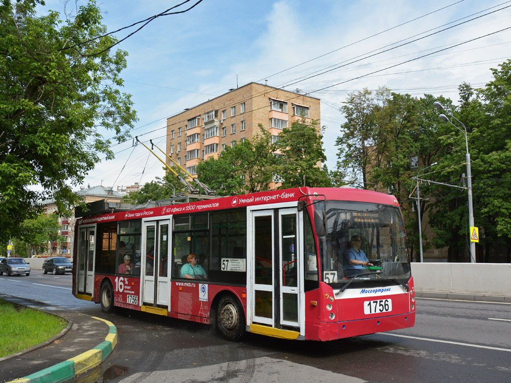 Москва, Тролза-5265.00 «Мегаполис» № 1756