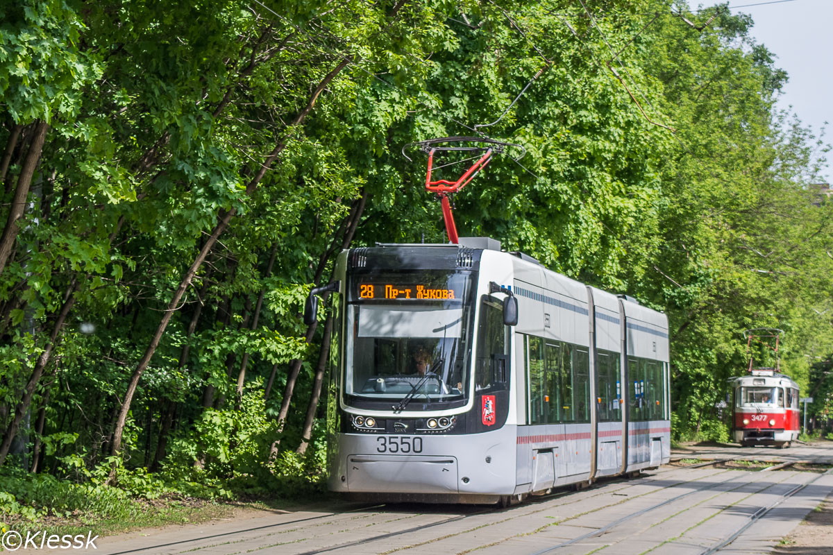 Москва, 71-414 (Pesa Fokstrot) № 3550 Москва, 71-414 (Pesa Fokstrot) № 3550