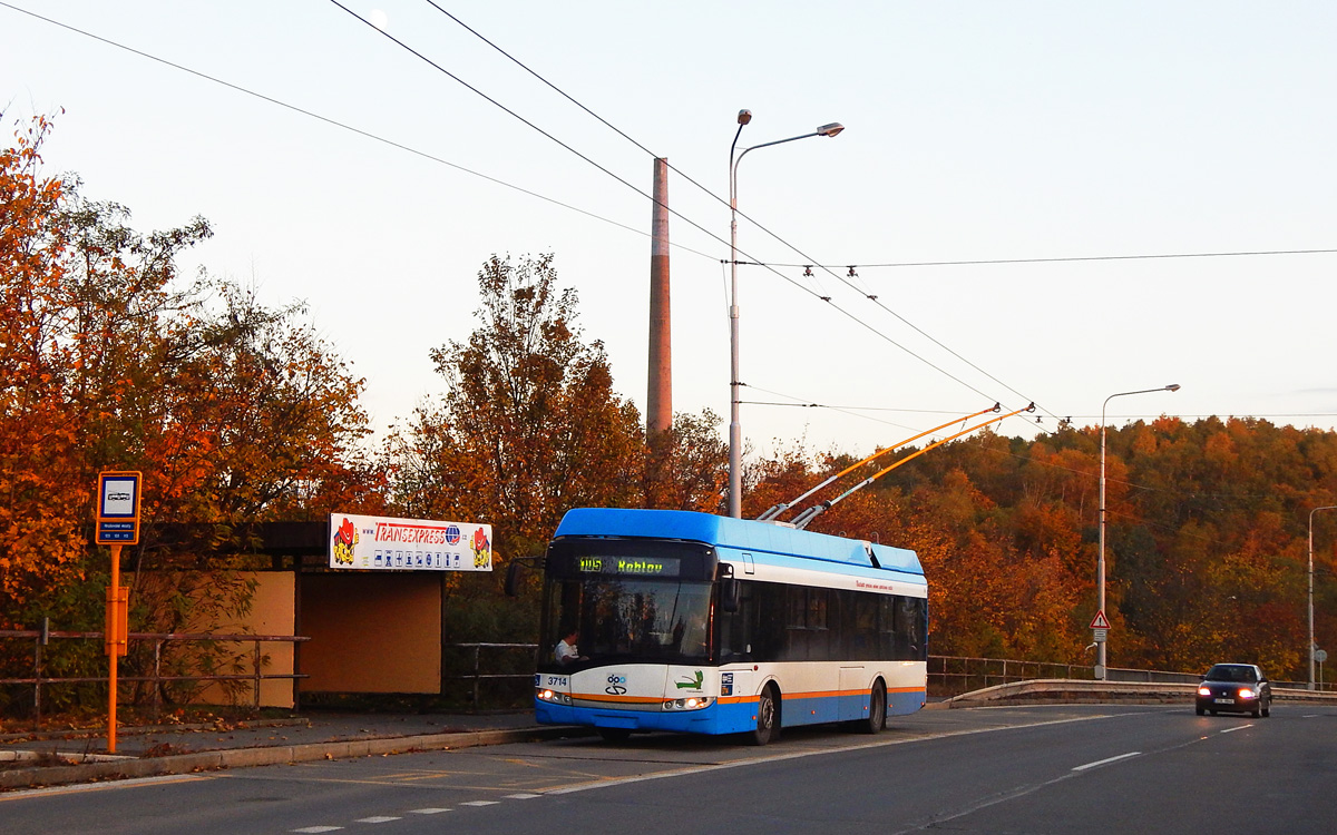 Острава, Solaris Trollino III 12 AC № 3714