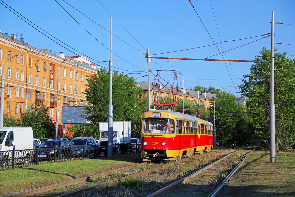 Екатеринбург, Tatra T3SU № 209
