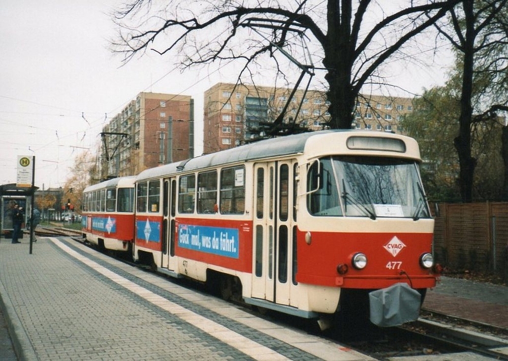 Хемниц, Tatra T3D № 477