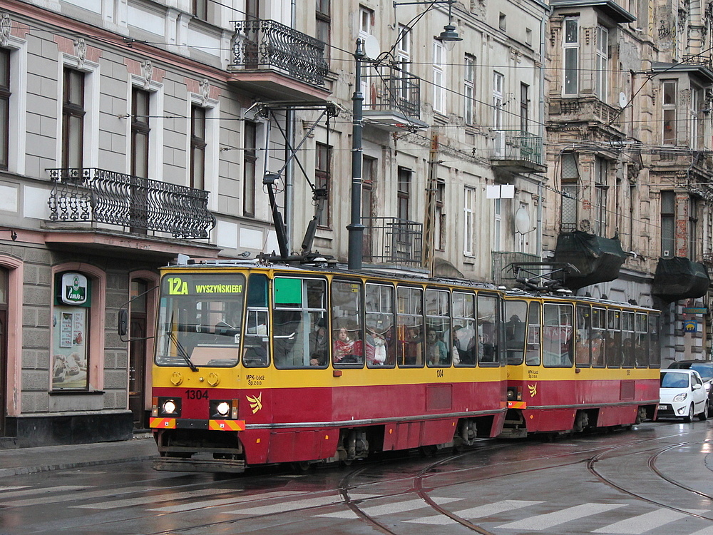 Лодзь, Konstal 805Na № 1304