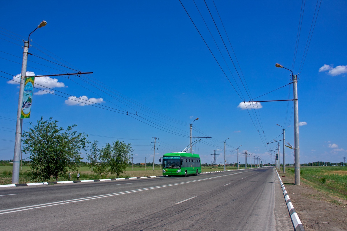 Ургенч — Троллейбусная сеть и инфраструктура