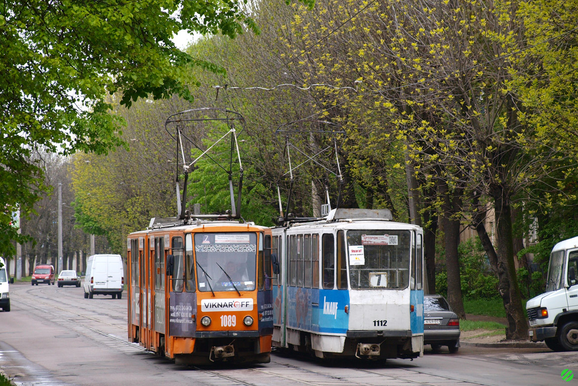 Львов, Tatra KT4SU № 1089; Львов, Tatra KT4SU № 1112