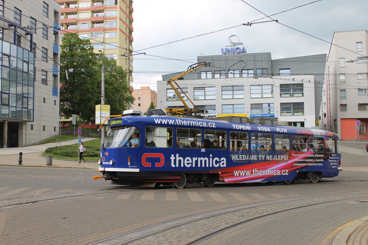 Liberec ― Jablonec nad Nisou, Tatra T3R.SLF Nr. 38