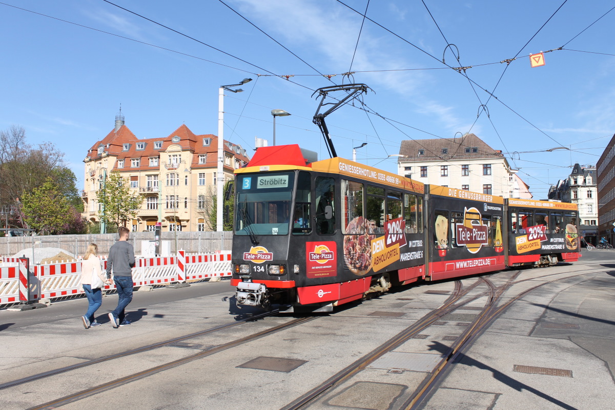 Котбус, Tatra KTNF6 № 134