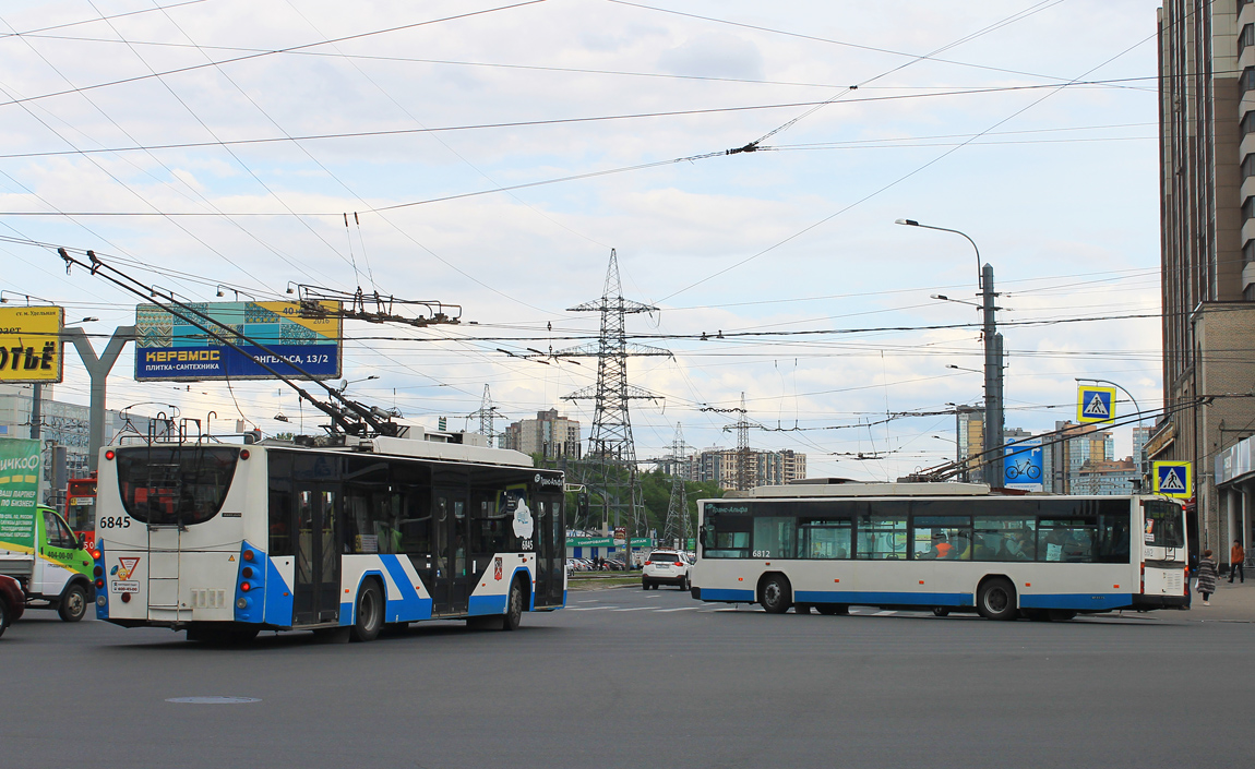 Санкт-Петербург, ВМЗ-5298.01 (ВМЗ-463) № 6812; Санкт-Петербург, ВМЗ-5298.01 «Авангард» № 6845