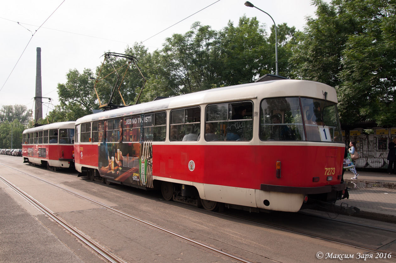 Прага, Tatra T3SUCS № 7273