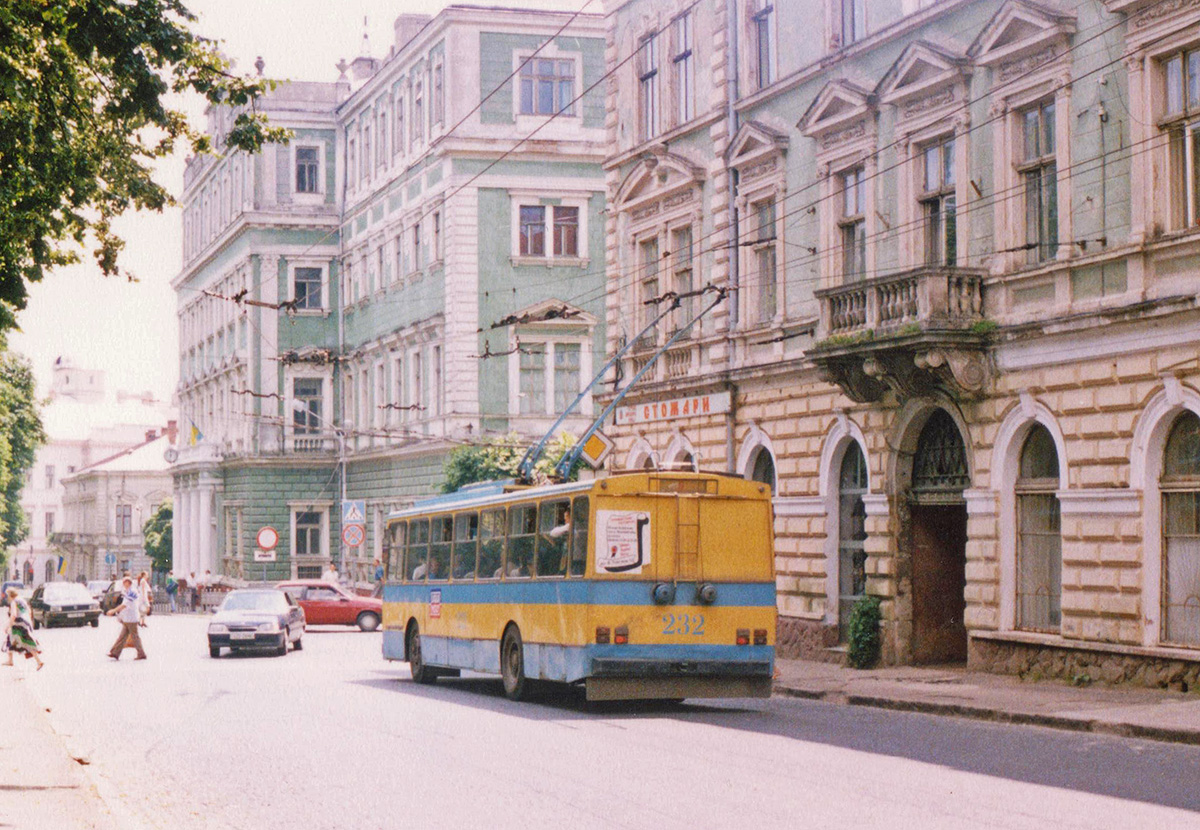 Czernowitz, Škoda 14Tr02 Nr. 232; Czernowitz — Old photos (1992-2000)