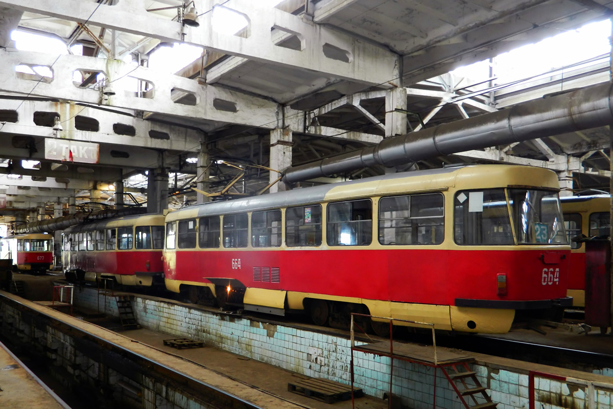 Харьков, Tatra T3SU № 664