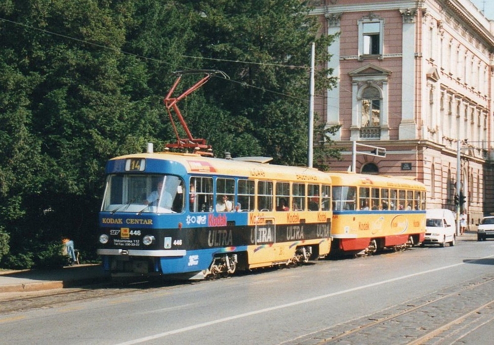 Загреб, Tatra T4YU № 446