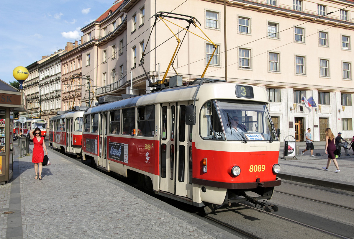 Praha, Tatra T3M2-DVC # 8089