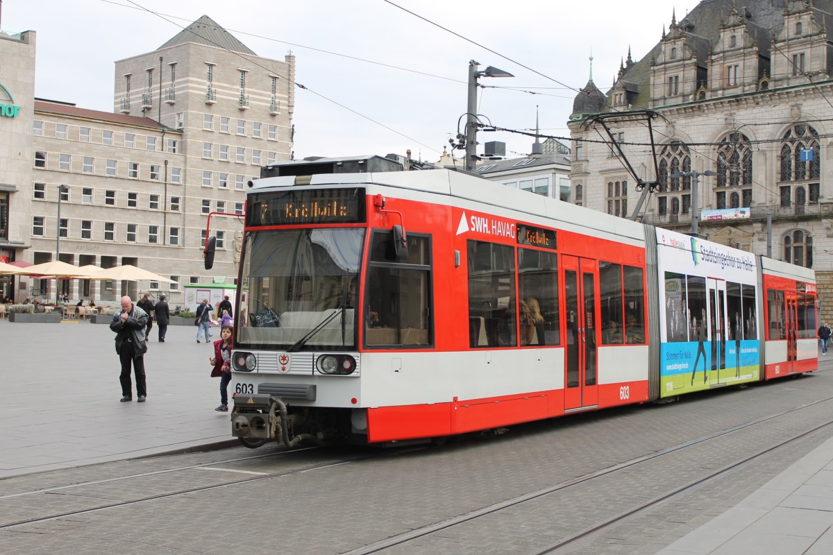 Галле, Duewag MGT6D № 603