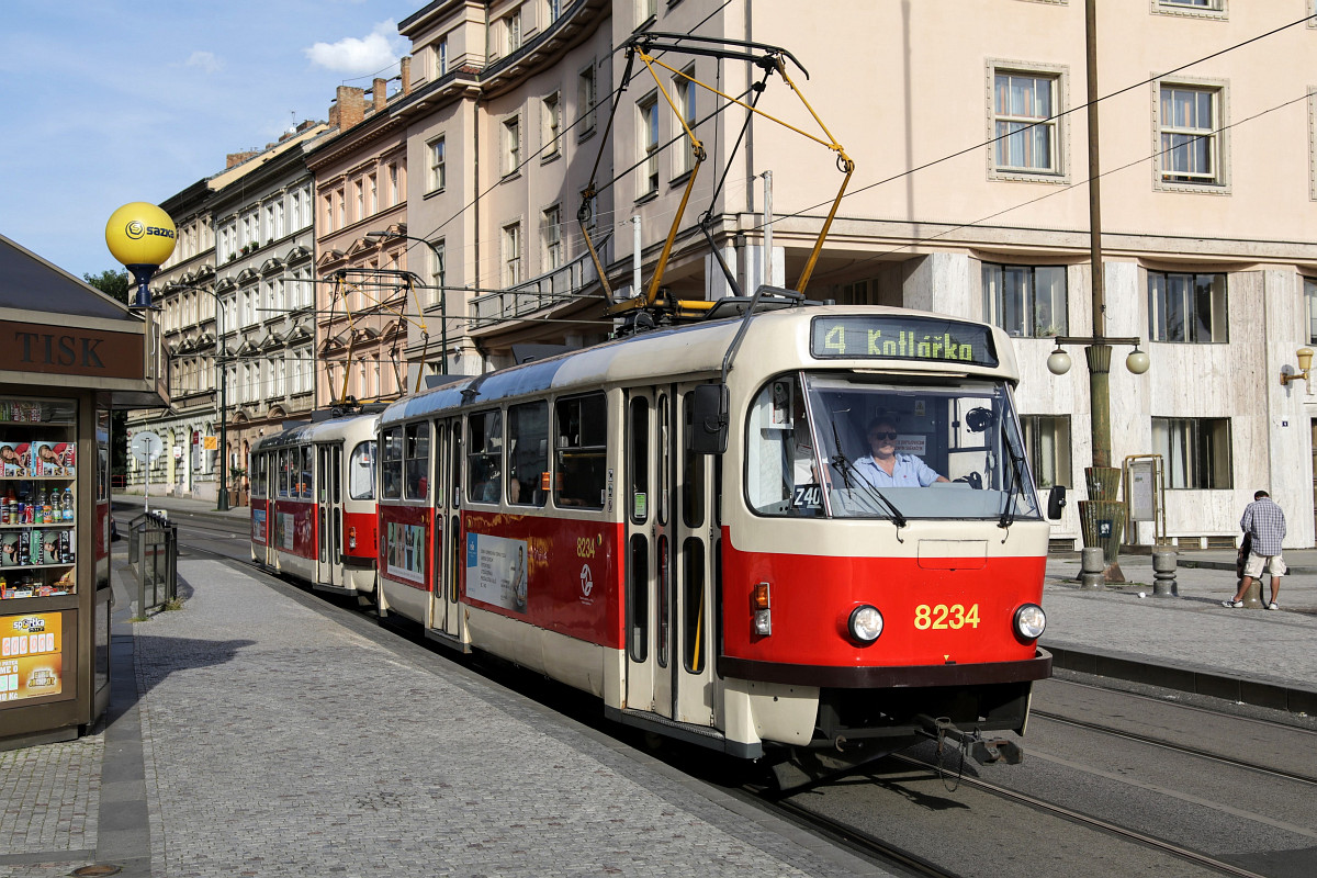 Прага, Tatra T3R.P № 8234