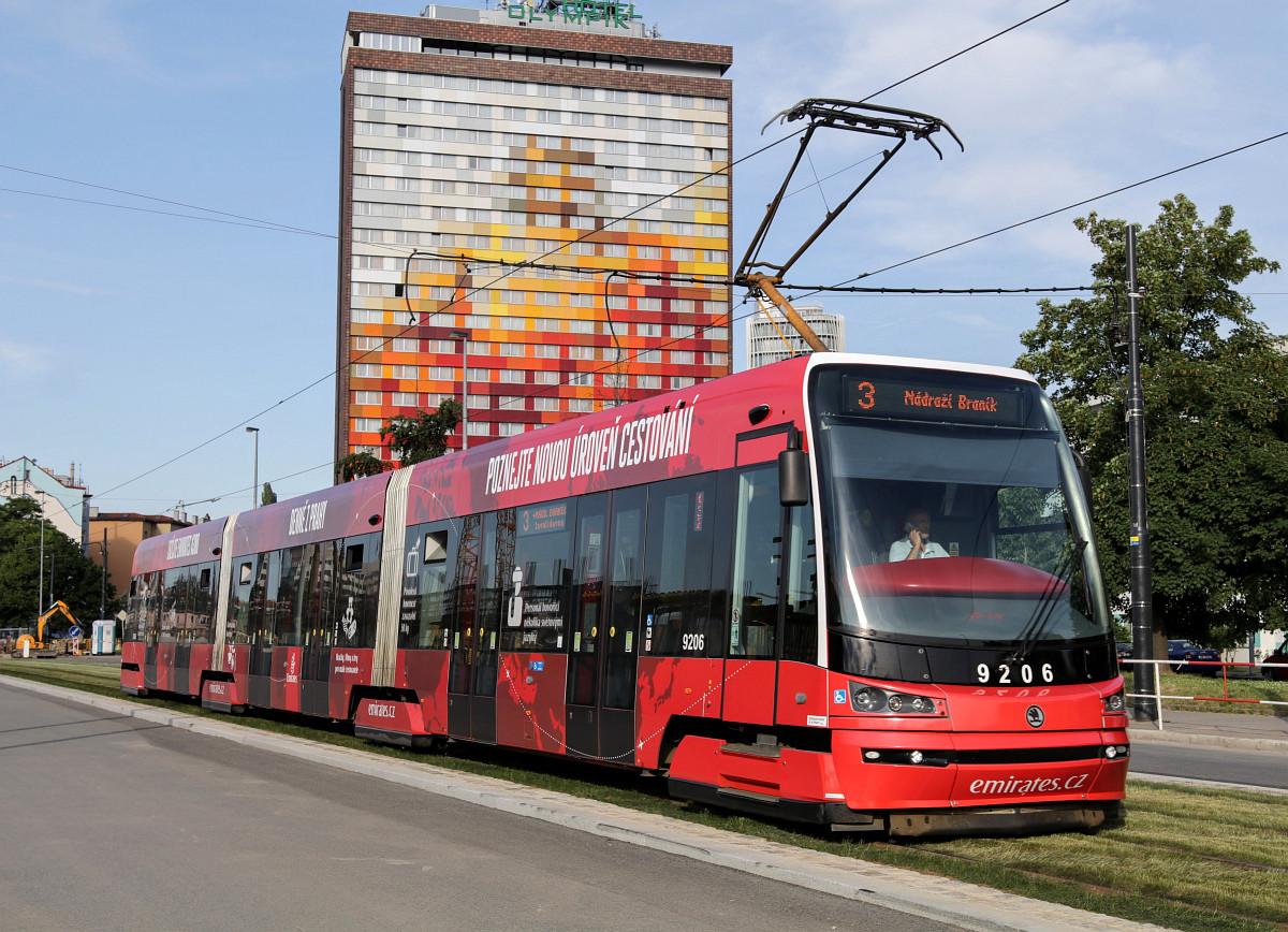 Прага, Škoda 15T1 ForCity Alfa Praha № 9206