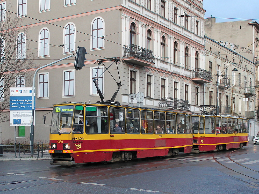 Лодзь, Konstal 805Na № 1380