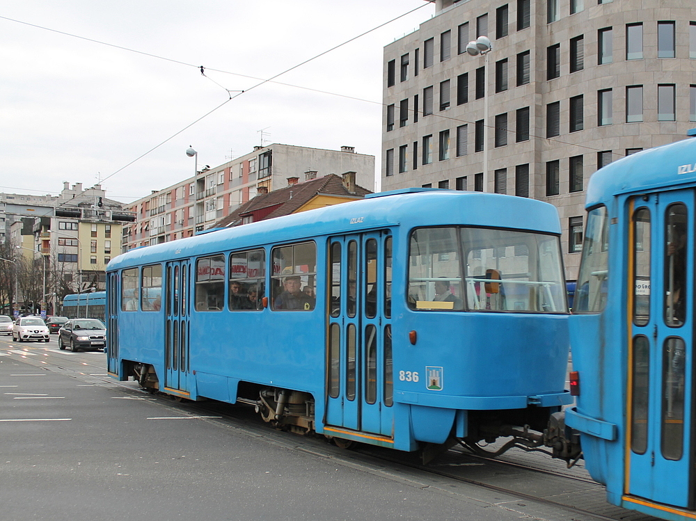 Загреб, Tatra B4YU № 836