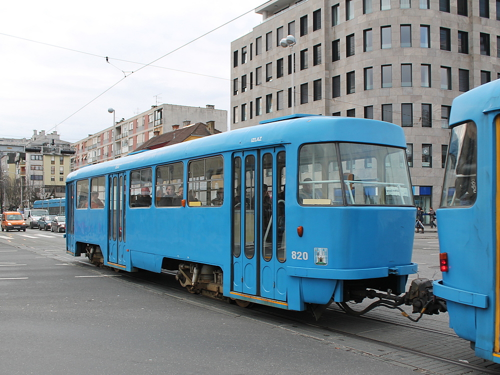 Загреб, Tatra B4YU № 820