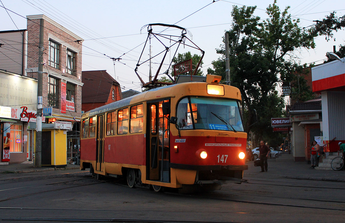 Краснодар, Tatra T3SU № 147