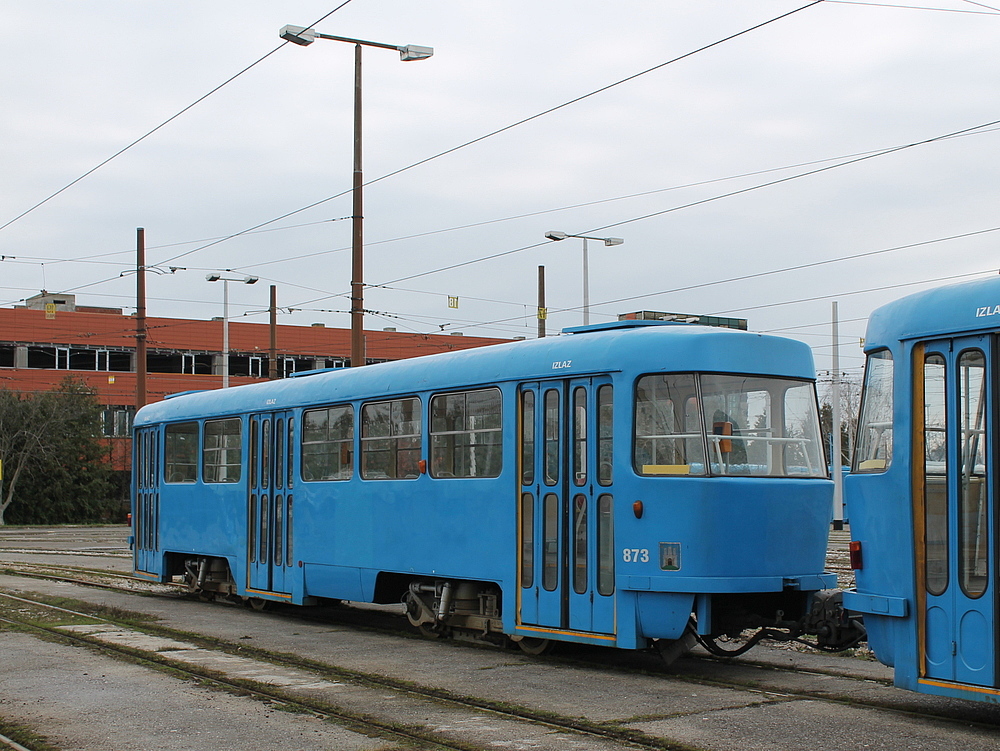 Zagreb, Tatra B4YU Nr. 873