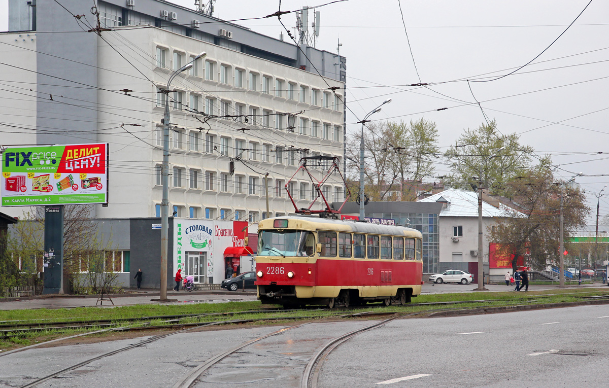 იჟევსკი, Tatra T3SU (2-door) № 2286