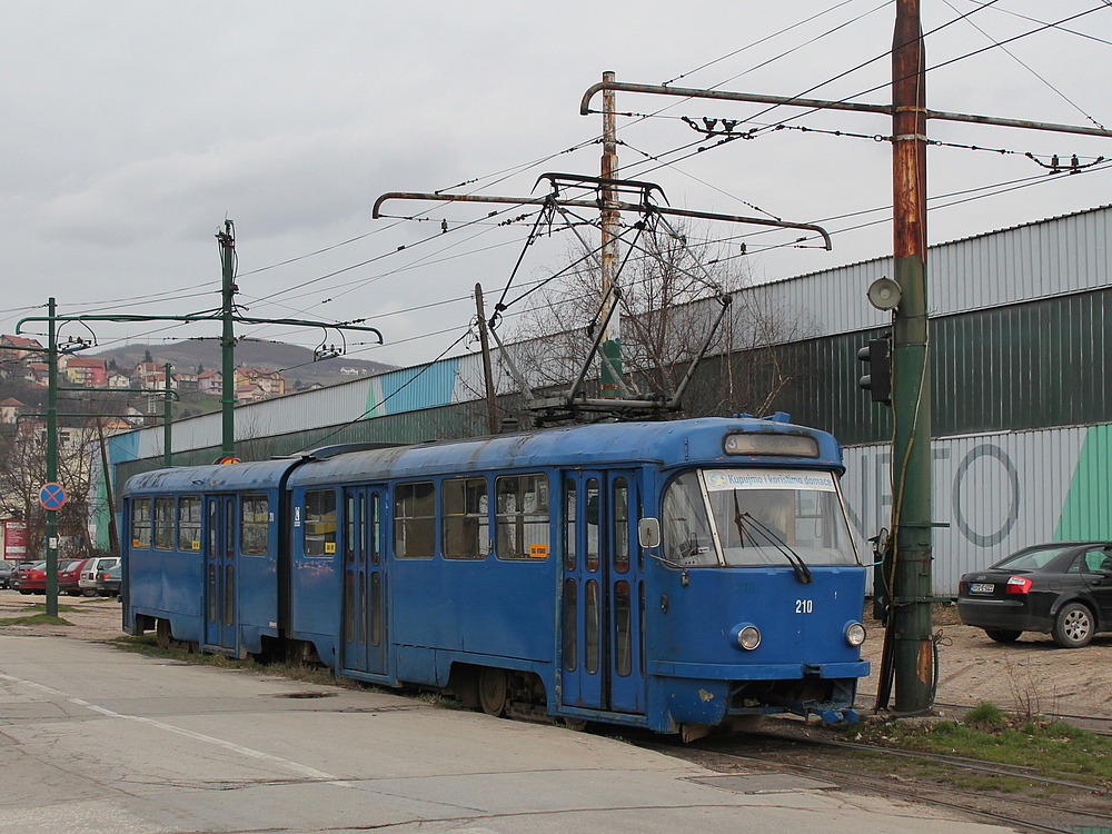 Сараево, Tatra K2YU № 210