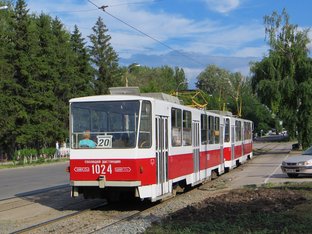 Самара, Tatra T6B5SU № 1024