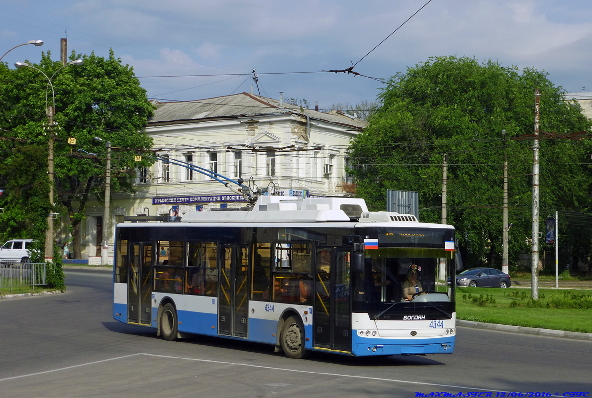 Крымский троллейбус, Богдан Т70110 № 4344