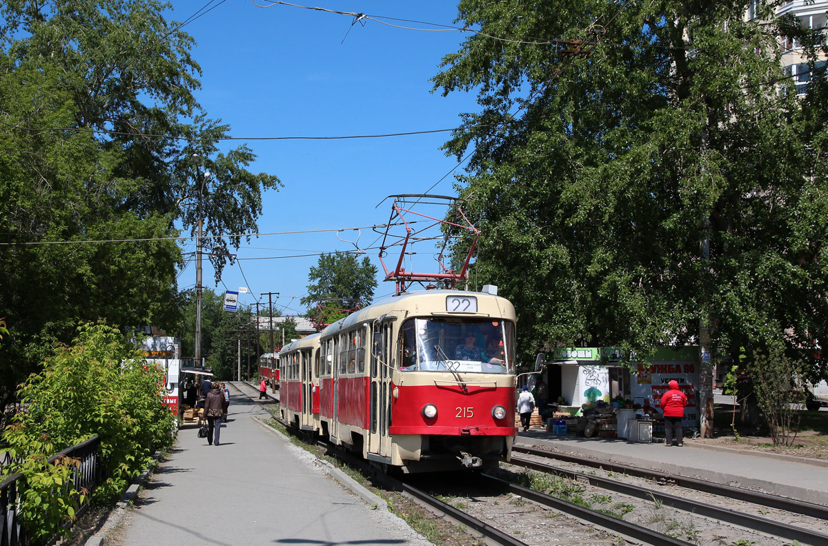 Jekaterinburg, Tatra T3SU № 215 Jekaterinburg, Tatra T3SU № 215