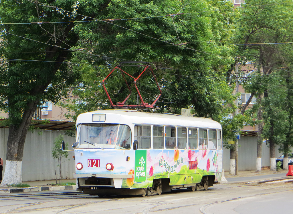 Самара, Tatra T3SU № 821