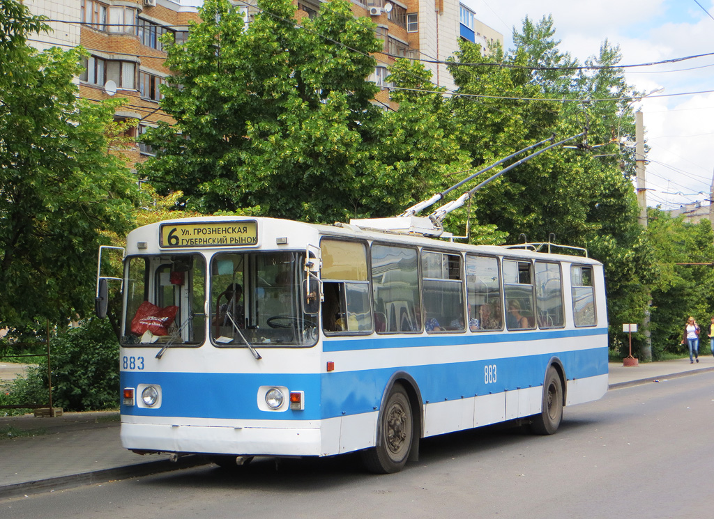 Samara, ZiU-682G [G00] Nr 883; Samara — Terminus stations and loops (trolleybus)