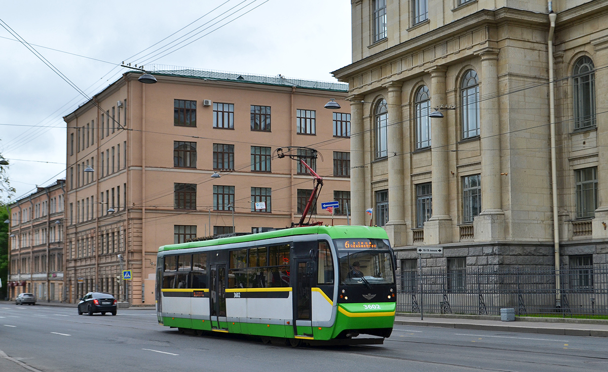 Санкт-Петербург, ЛМ-68М2 (мод. СПб ГЭТ) № 3602