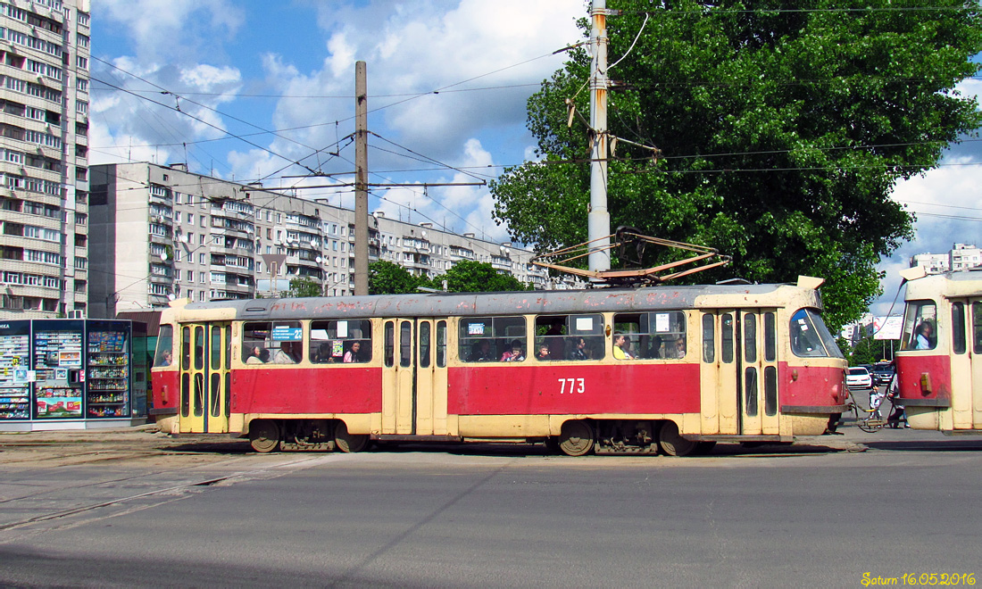 Харьков, Tatra T3SU № 773