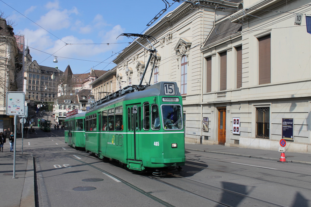 Базель, SWP/BBC Be 4/4 № 465
