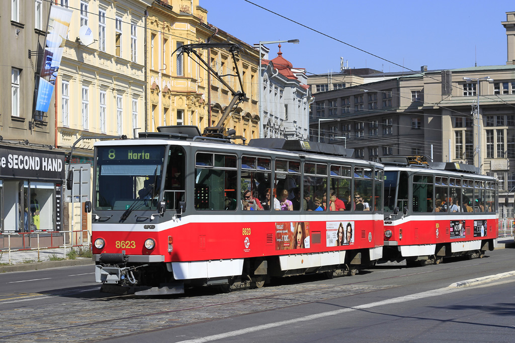 Прага, Tatra T6A5 № 8623