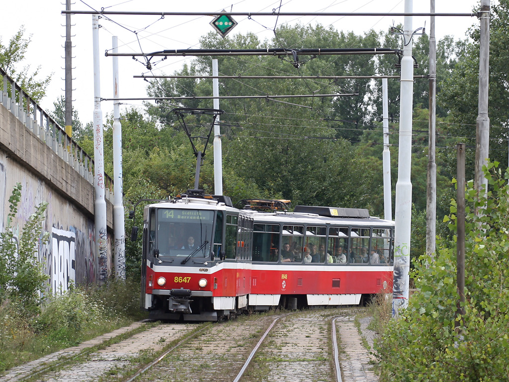 Прага, Tatra T6A5 № 8647; Прага, Tatra T6A5 № 8648