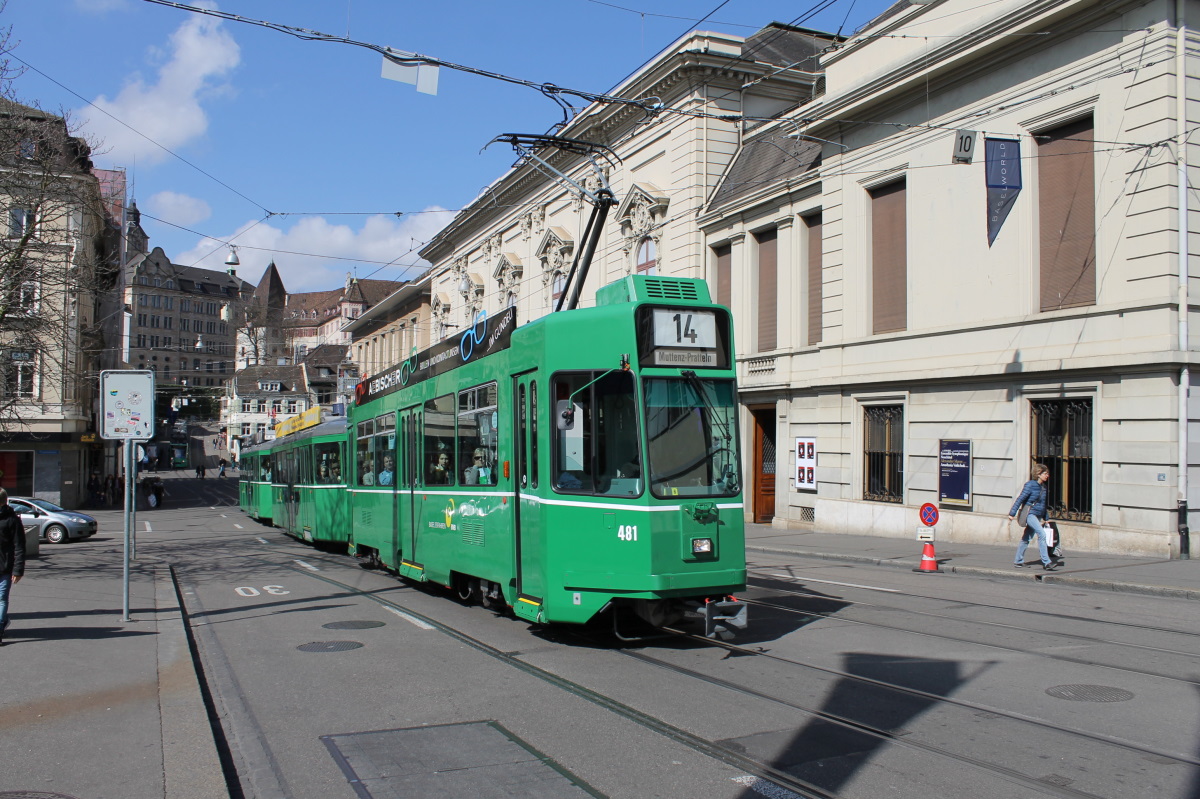 Базель, Schindler/SIG/BBC Be 4/4 № 481