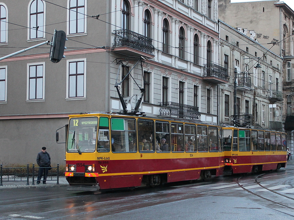 Лодзь, Konstal 805Na № 1554