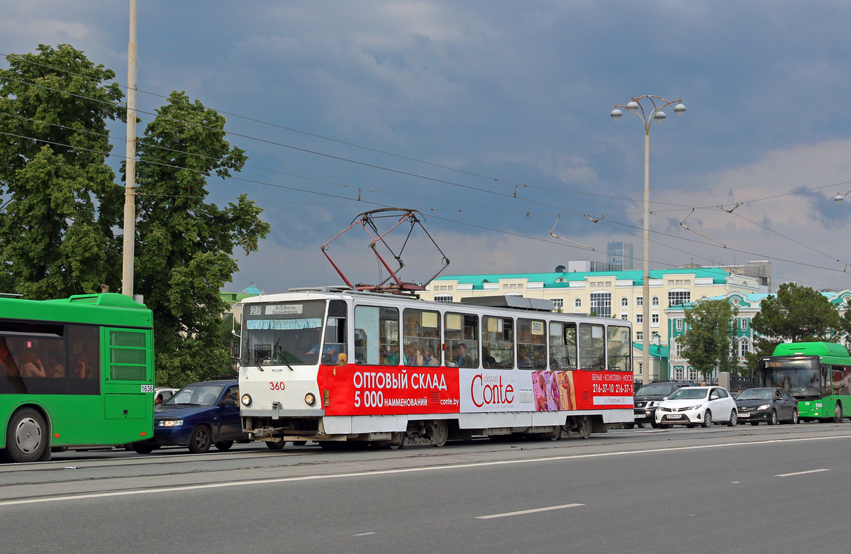 Екатеринбург, Tatra T6B5SU № 360