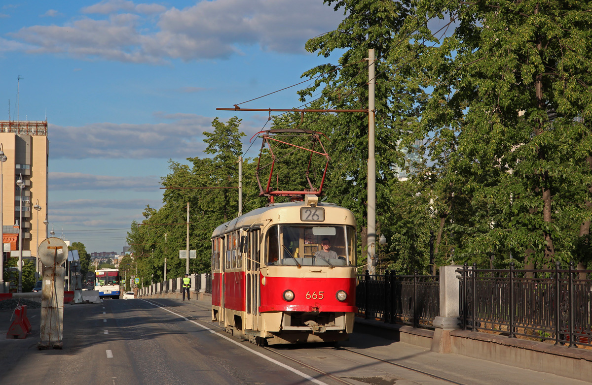 Екатеринбург, Tatra T3SU № 665