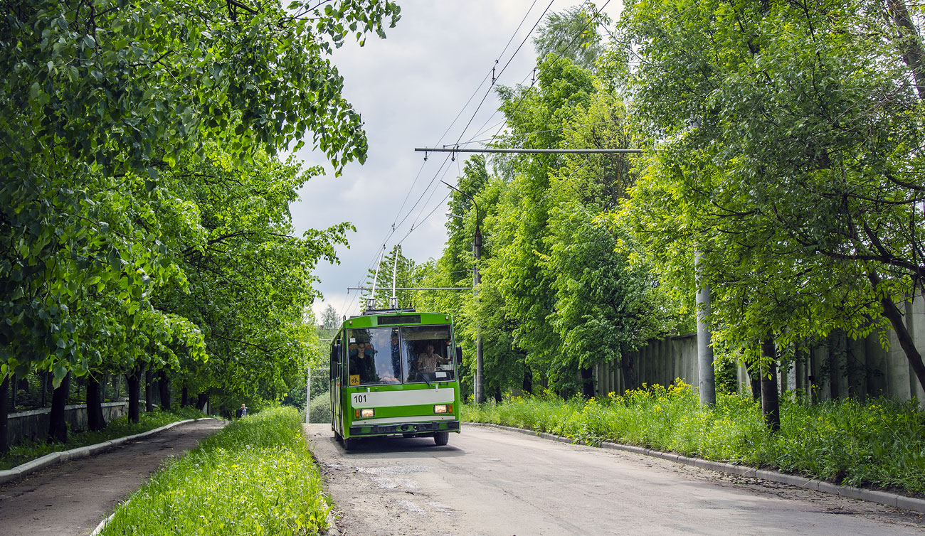 Тернополь, Škoda 14Tr02/6 № 101; Тернополь — Экскурсия на троллейбусе ЮМЗ Т1 #119 и Škoda 14Tr # 101, 15.05.2016