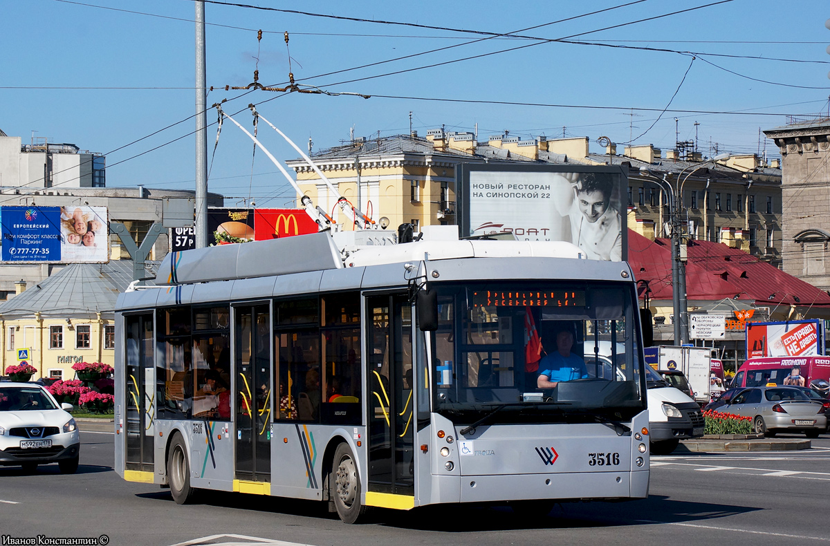 Санкт-Петербург, Тролза-5265.00 «Мегаполис» № 3516