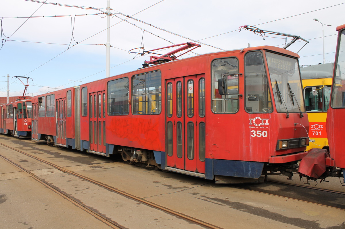 Белград, Tatra KT4YU-M № 350
