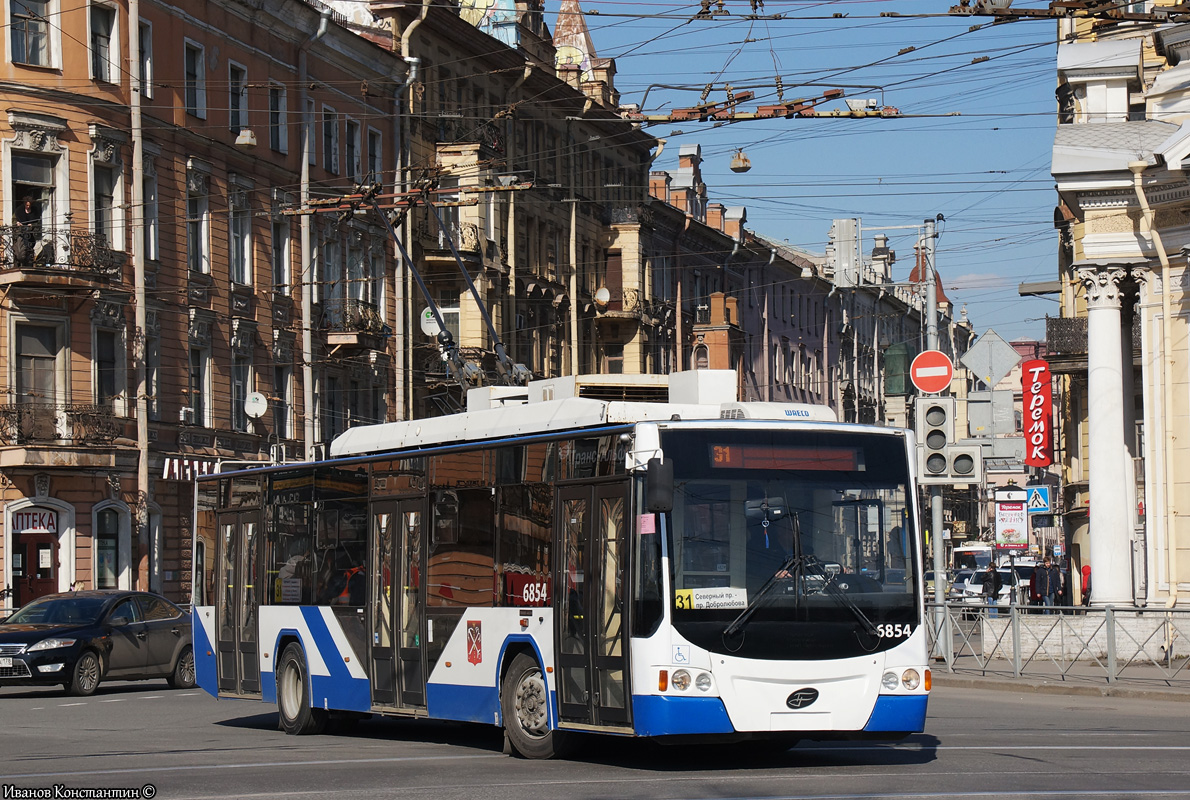 Санкт-Петербург, ВМЗ-5298.01 «Авангард» № 6854