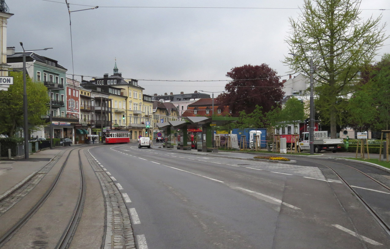 Гмунден – Форхдорф – Ламбах — Cтроительство связки Gmunden Strassenbahn — Traunseebahn