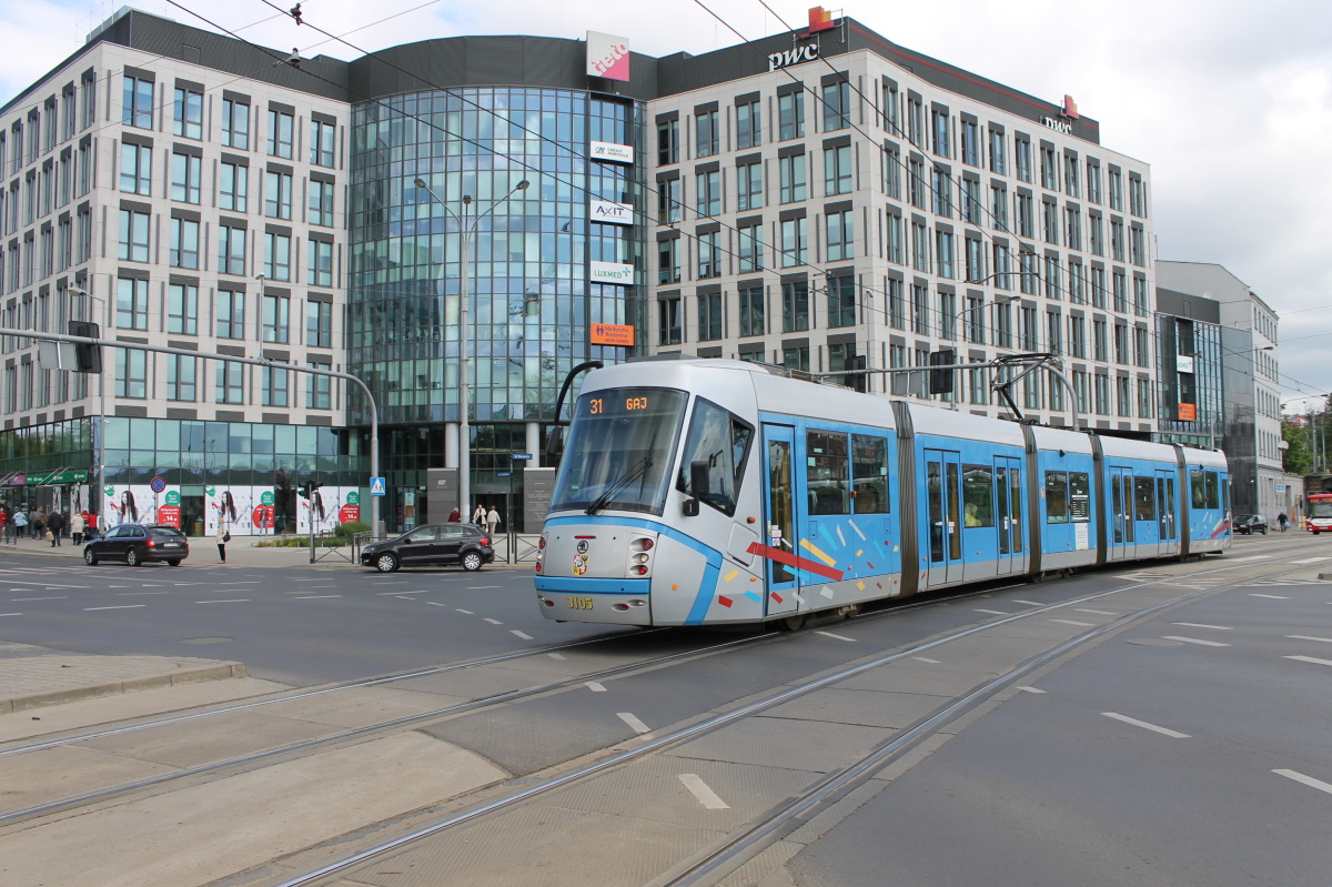 Вроцлав, Škoda 19T Elektra № 3105