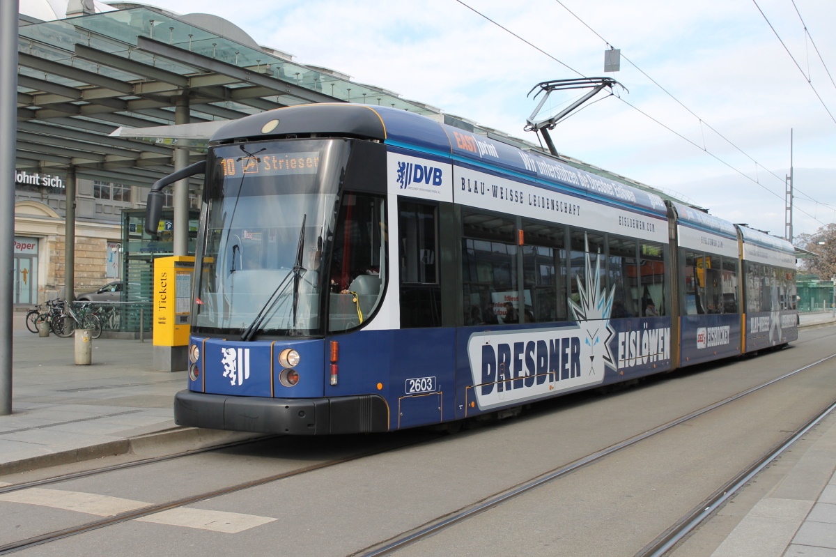 Дрезден, Bombardier NGT D8 DD 	 № 2603 Дрезден, Bombardier NGT D8 DD 	 № 2603